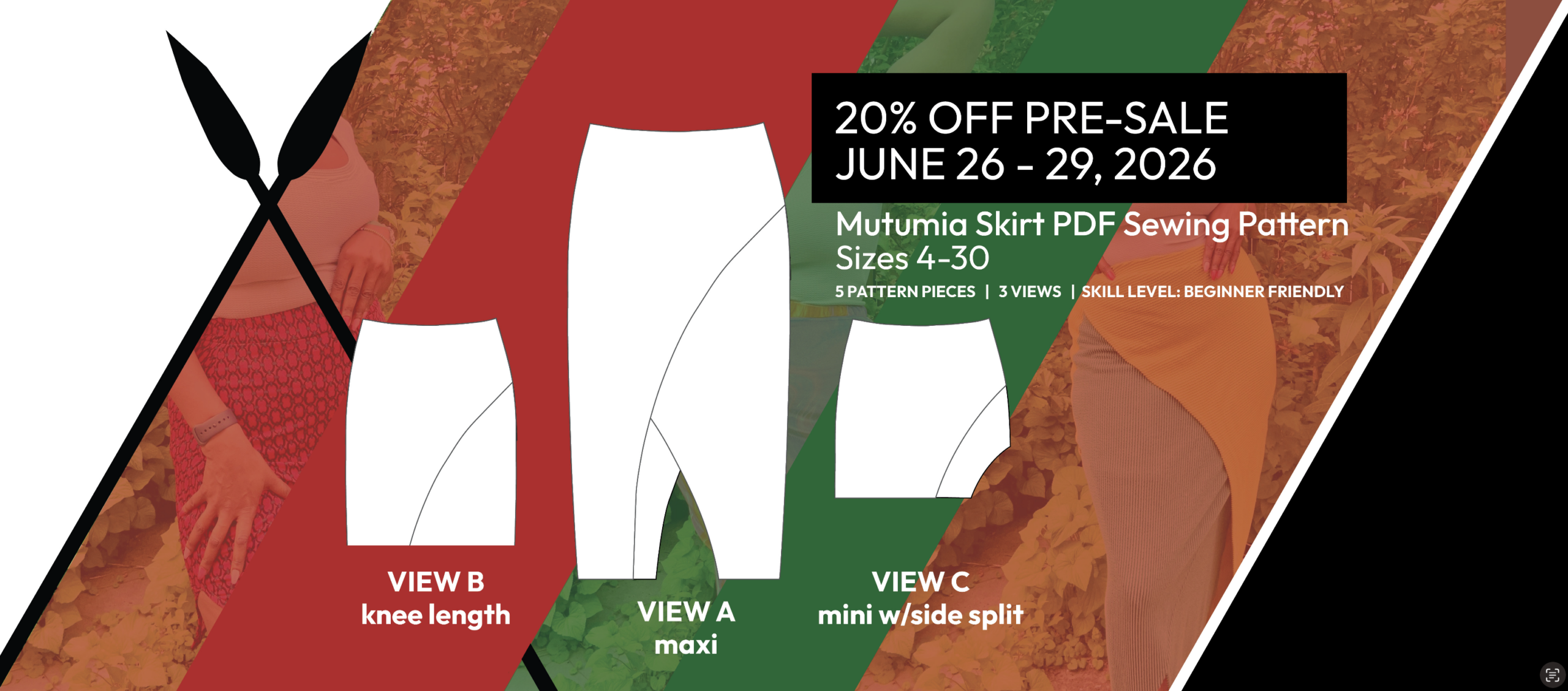 Angoi Clothing Mutumia Skirt PDF Pattern Website Banner