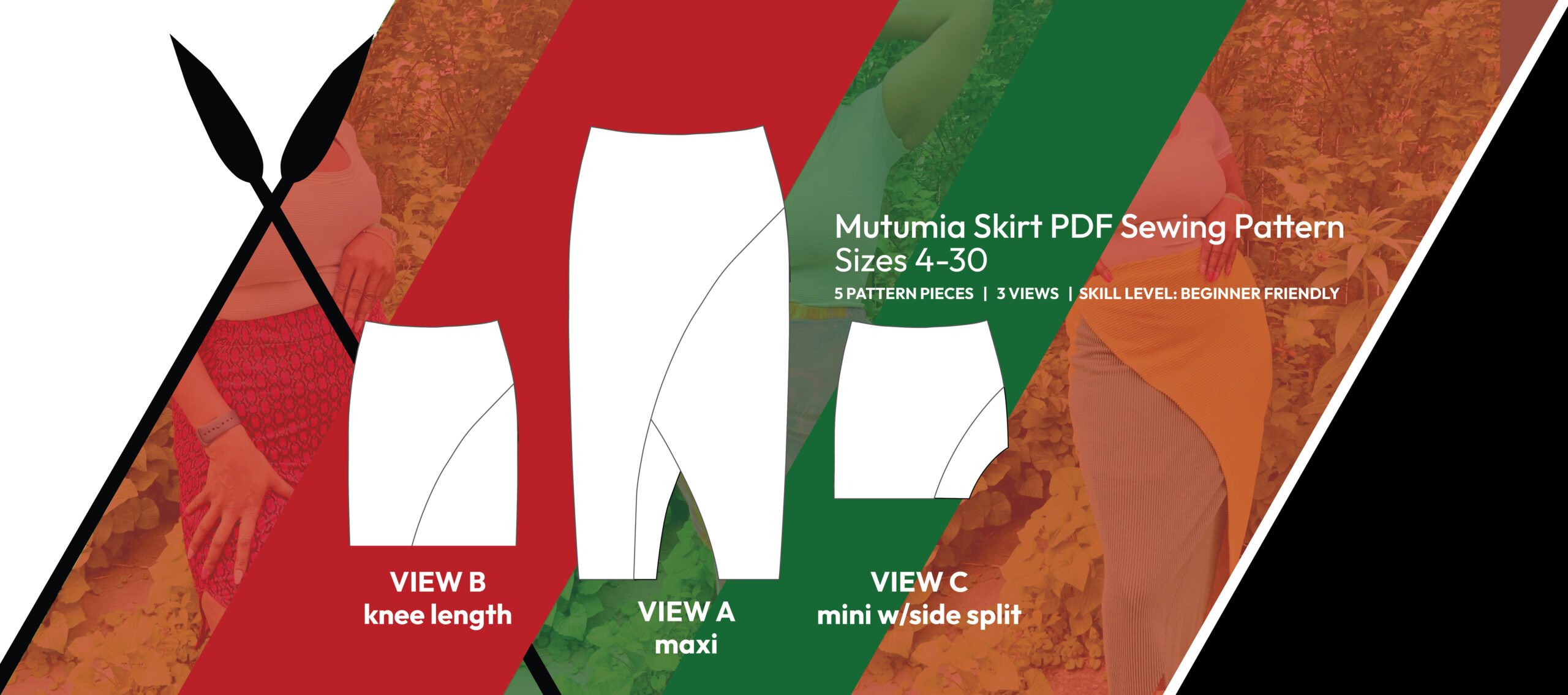 Angoi Clothing Mutumia Skirt PDF Pattern Website Banner